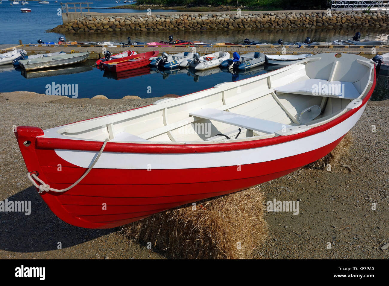 Un bateau en bois Banque D'Images