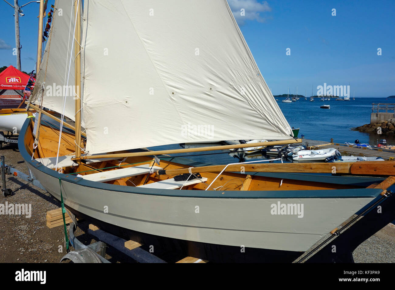 Un bateau en bois Banque D'Images