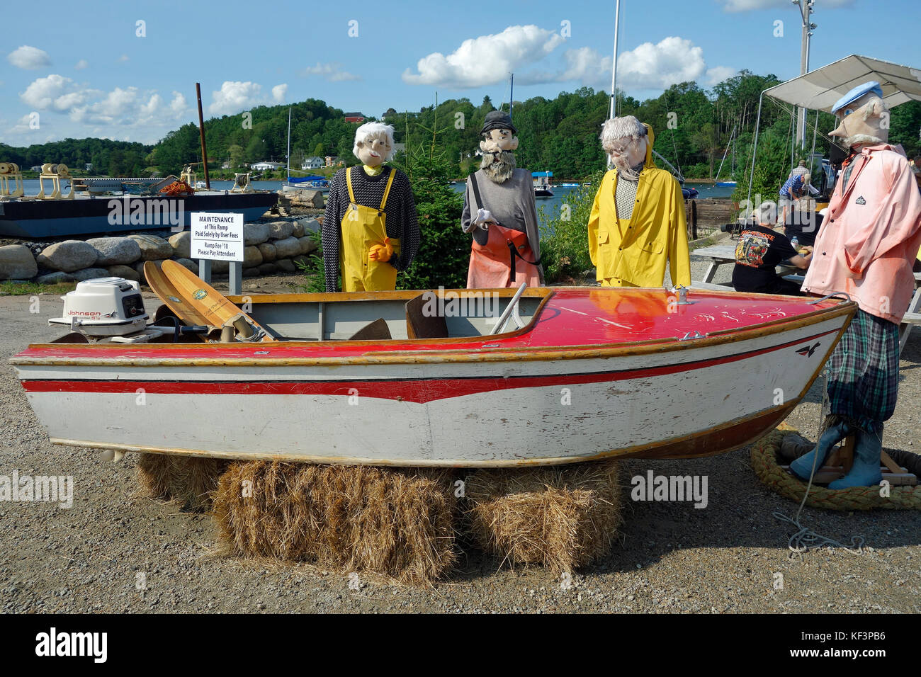 Un bateau en bois Banque D'Images