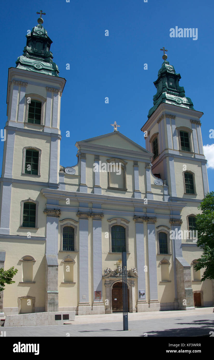 Église paroissiale de la Cité Pest Budapest Hongrie Banque D'Images
