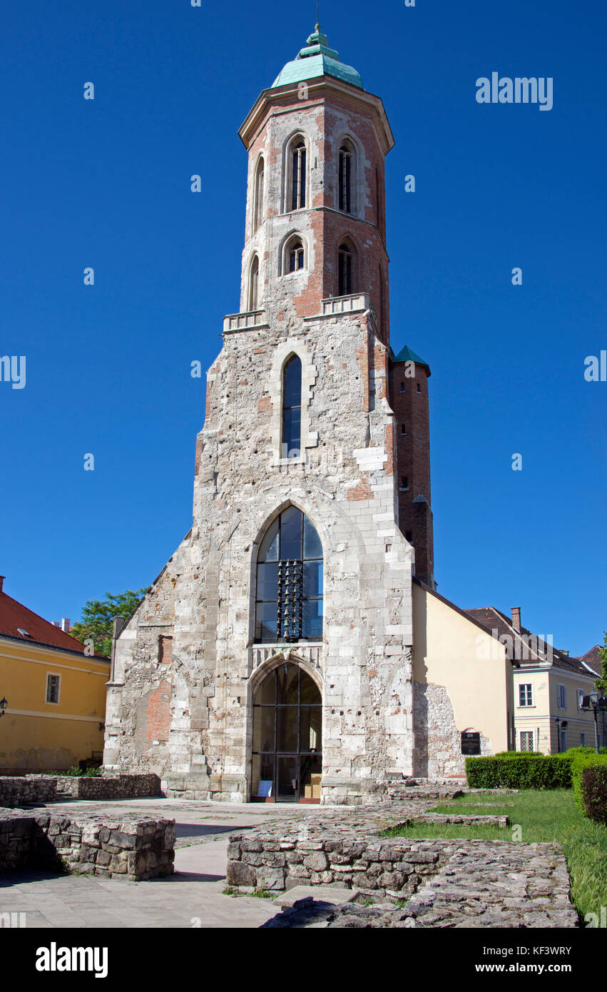 Marie Madeleine tower Castle district Budapest Hongrie Banque D'Images