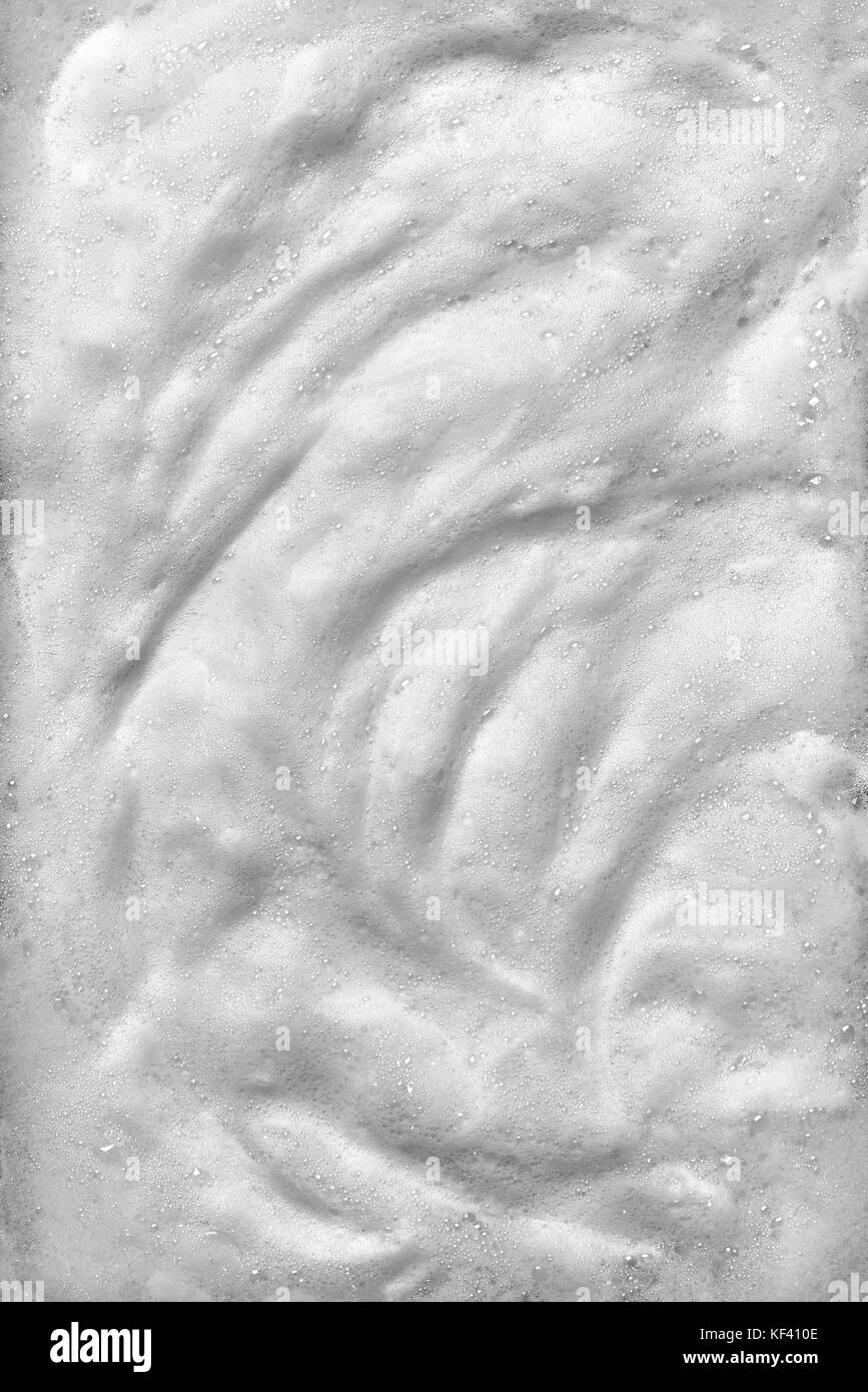 Bulle de savon mousse blanche Abstract background Banque D'Images
