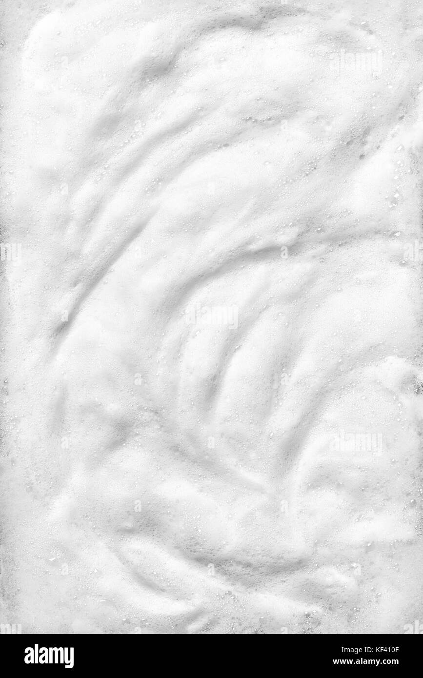 Bulle de savon mousse blanche Abstract background Banque D'Images