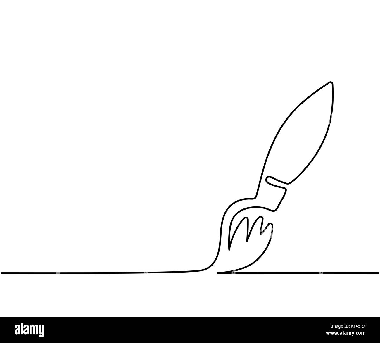 L'icône d'affaires brosse fine ligne continue. dessin. vector illustration Illustration de Vecteur L'icône d'affaires brosse fine ligne continue. dessin. vector illustration Illustration de Vecteur