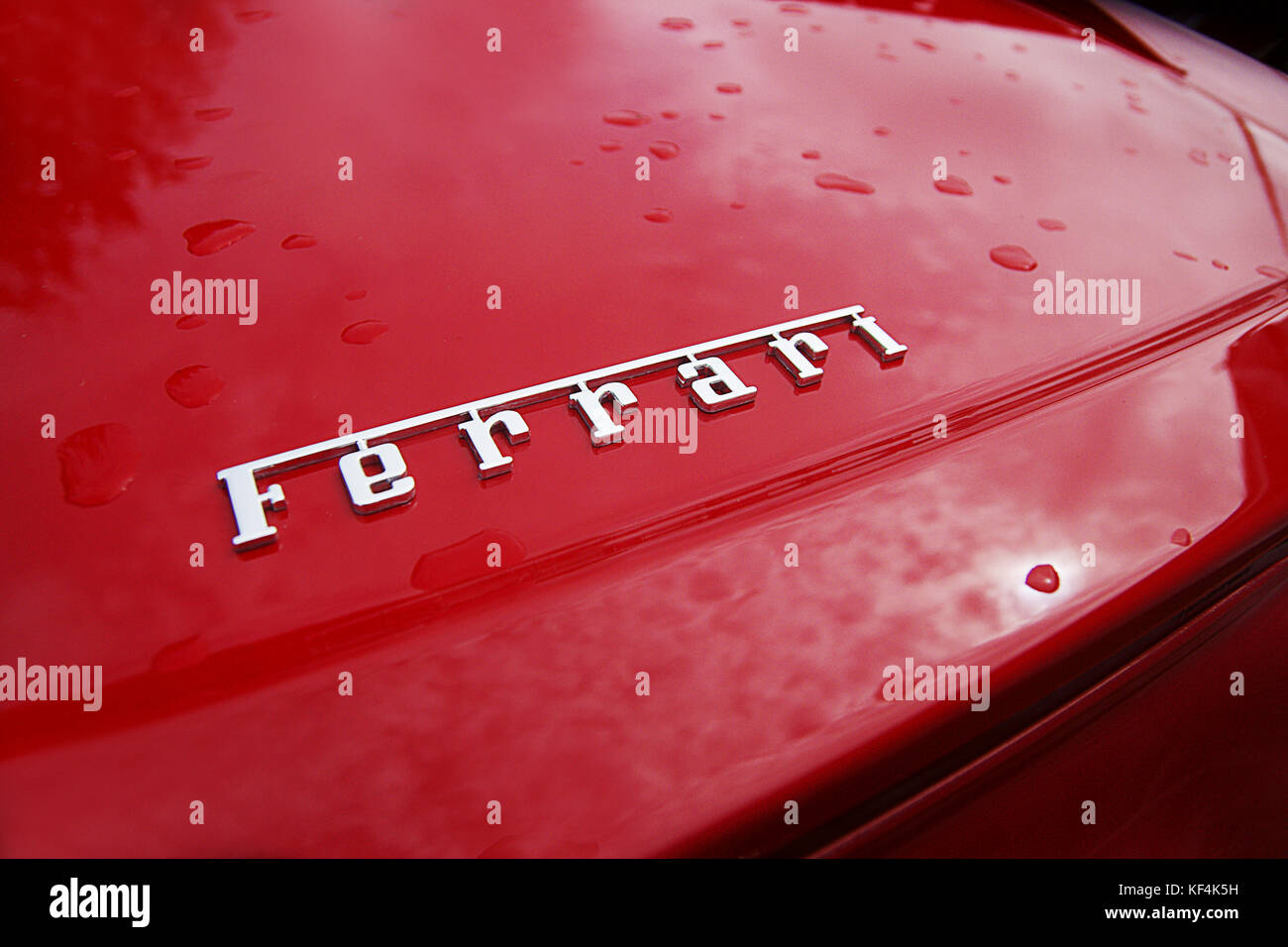 Montréal,Canada,20,juillet 2008.close-up d'un emblème automobile Ferrari. crédit:Mario Beauregard/Alamy live news Banque D'Images