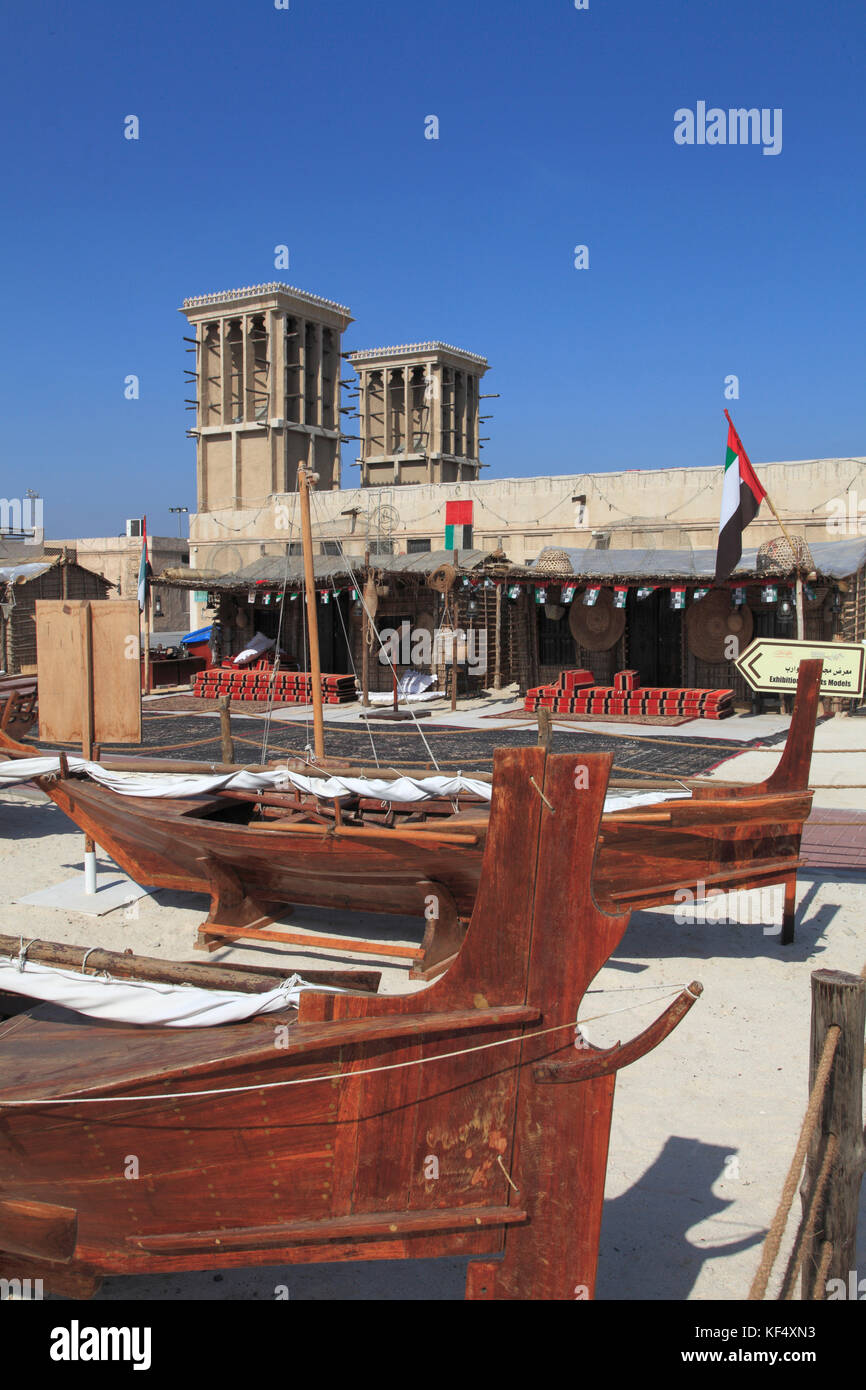 Emirats arabes unis, dubaï, Région Shindagha, village du patrimoine, Banque D'Images Emirats arabes unis, dubaï, Région Shindagha, village du patrimoine, Banque D'Images