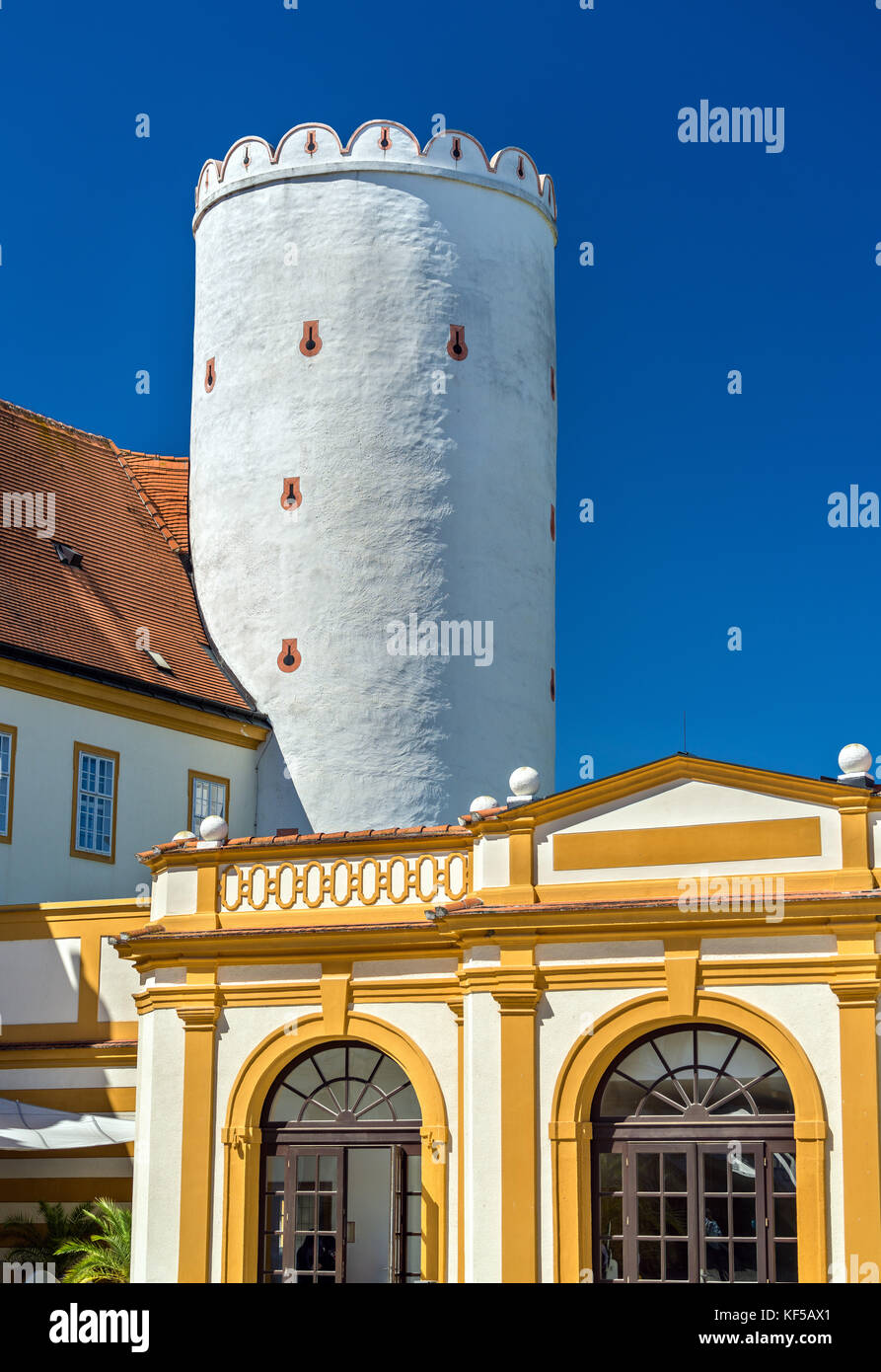 Détails de Stift Melk, une abbaye bénédictine au-dessus de la ville de Melk en Autriche Banque D'Images