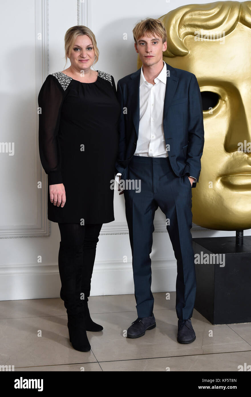 Daisy et Charlie Cooper assistent aux BAFTA Breakthrough Brits 2017 au Burberry Store, Regent Street, Londres. Banque D'Images