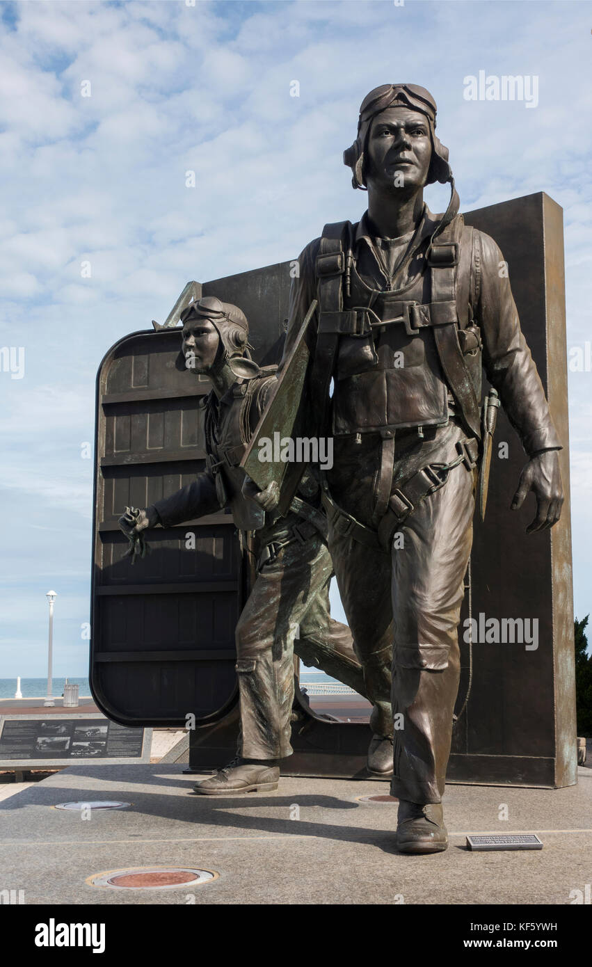 Monument de l'aviation navale VA Virginia Beach Banque D'Images