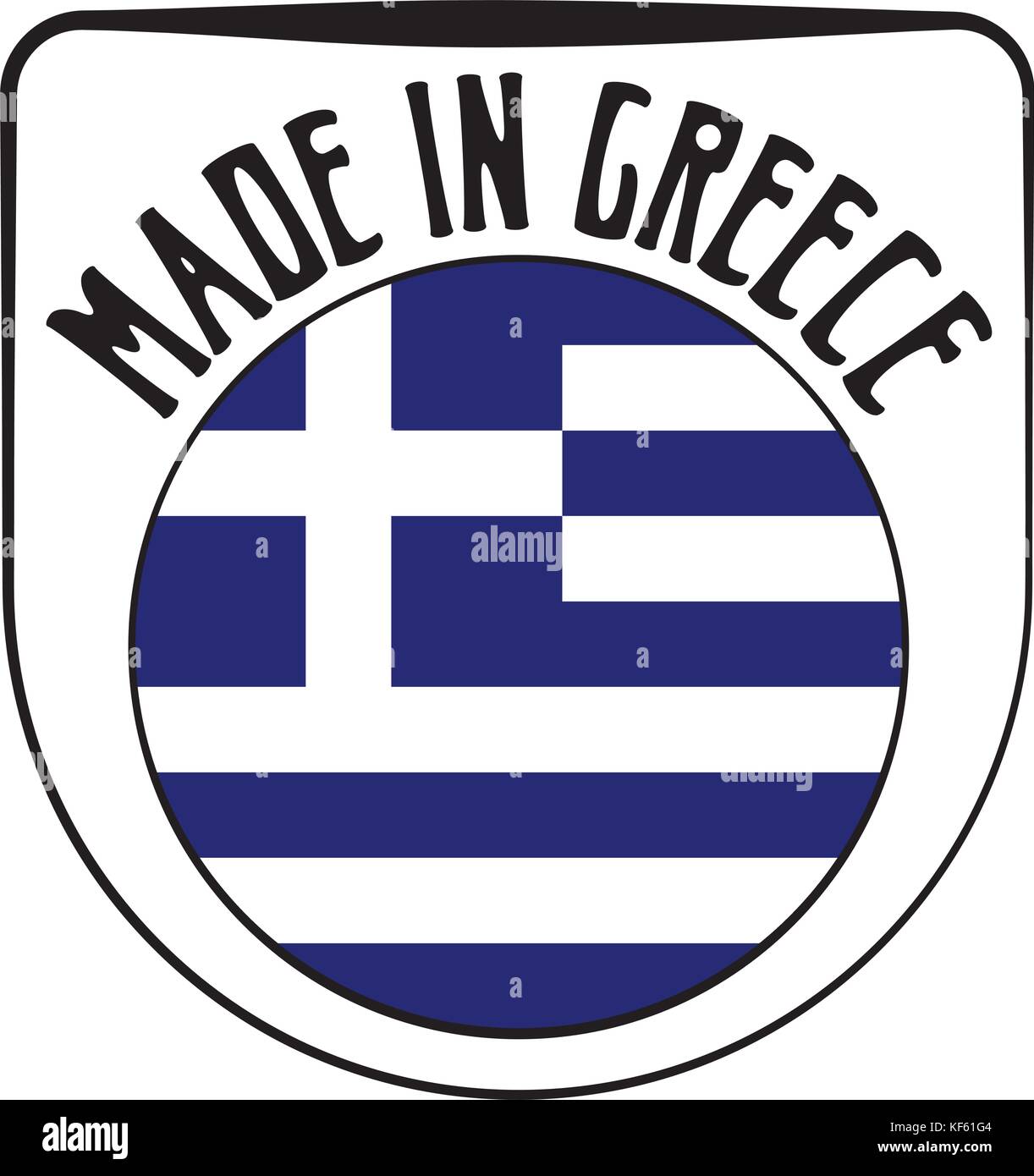 Prises en Grèce timbres en caoutchouc Illustration de Vecteur