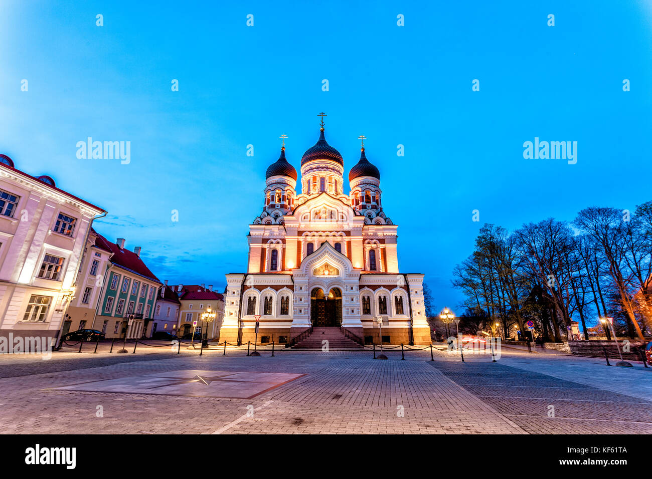 La cathédrale Alexandre Nevsky, Tallinn Banque D'Images