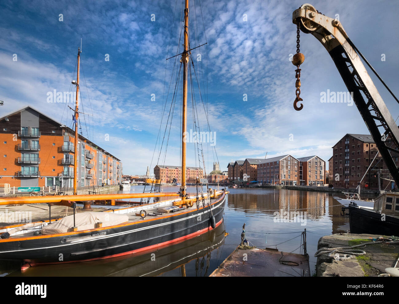 Gloucester Docks, Gloucester Banque D'Images