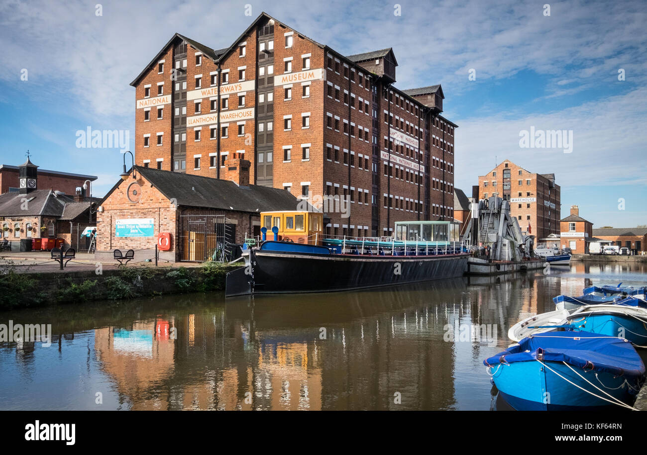 National Waterways Museum, Gloucester Docks, Gloucester Banque D'Images