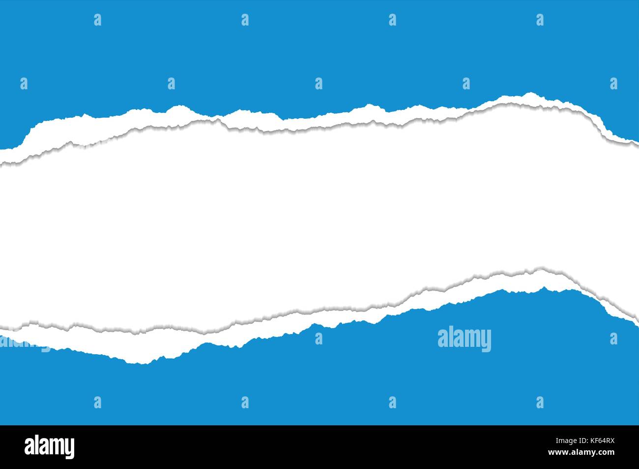 Vector illustration de bandes de papier déchiré avec l'espace pour le texte Illustration de Vecteur