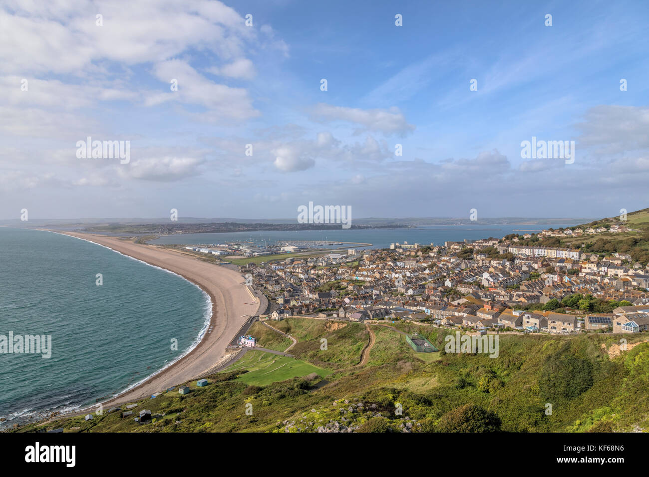 Chesil Beach, Isle of Portland, Dorset, Angleterre, Royaume-Uni Banque D'Images