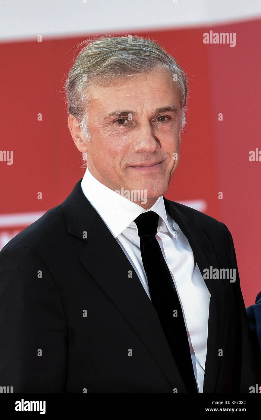 L'Italie, Rome, le 26 octobre 2017 : festival du film de Rome 2017, Christoph Waltz au tapis rouge photo © fabio mazzarella/sintesi/Alamy live news Banque D'Images