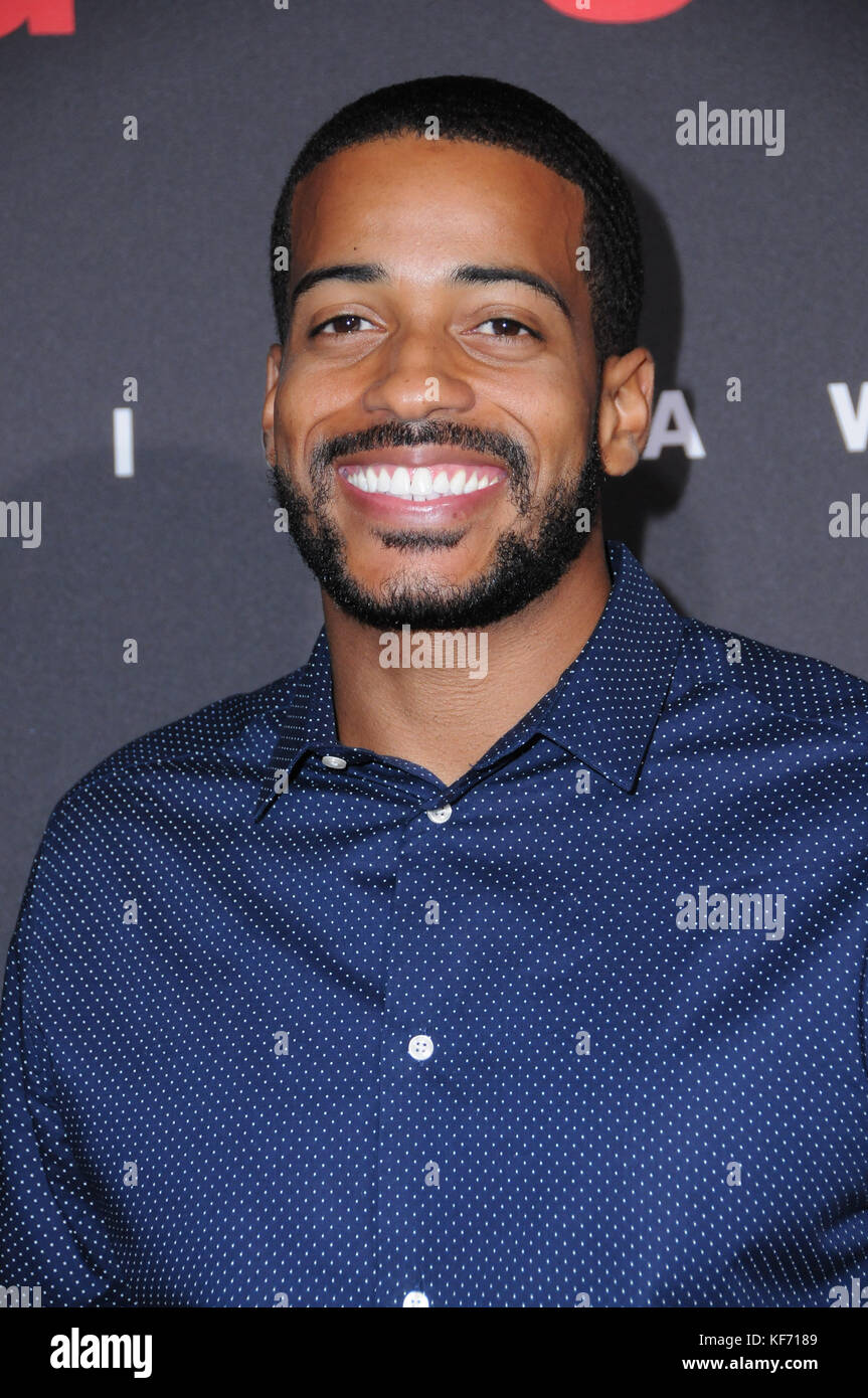 Hollywood, CA, USA. 25 octobre, 2017. 25 octobre 2017 - Hollywood, Californie - Eric plus grand. ''Puzzle'' los angeles premiere tenue à Hollywood arclight à Hollywood. Crédit photo : birdie thompson/admedia crédit : birdie thompson/admedia/zuma/Alamy fil live news Banque D'Images