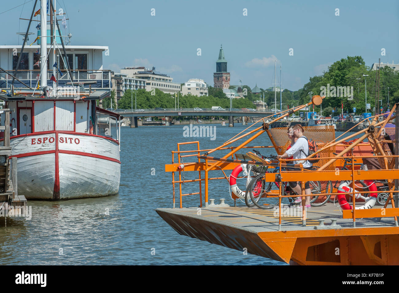 - Föri city ferry, Turku, Finlande Banque D'Images