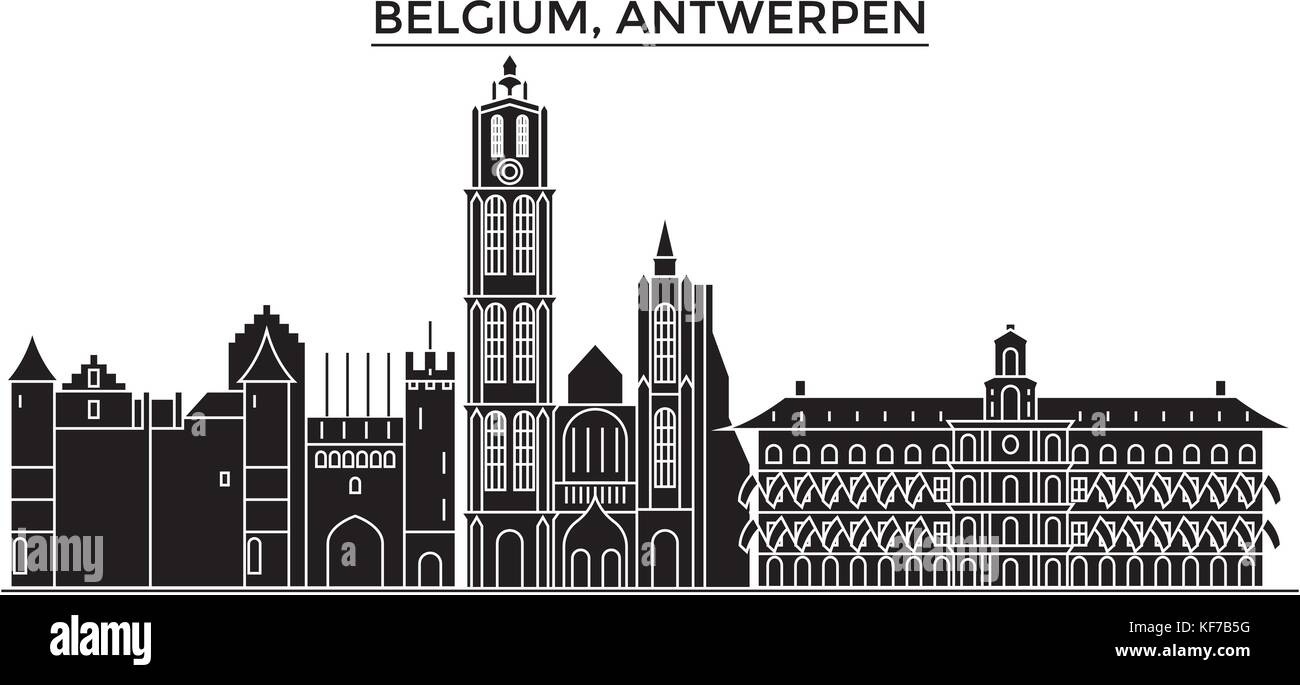 France, vecteur de l'architecture de la ville, paysage urbain voyage avec des repères, des bâtiments, sites isolés sur l'arrière-plan Illustration de Vecteur