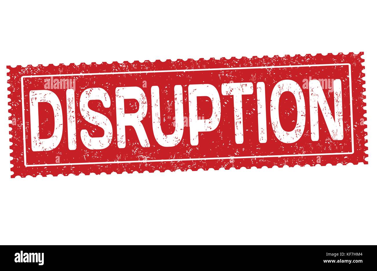 Grunge perturbation tampons sur fond blanc, vector illustration Illustration de Vecteur