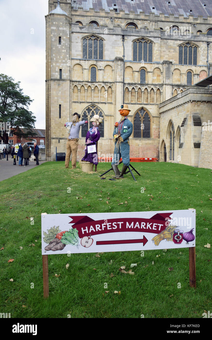 Harfest, food festival dans le parc de la cathédrale, octobre 2017 Banque D'Images