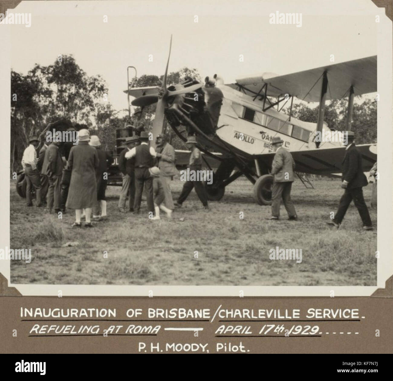 DH.61 Inaugeration Banque D'Images