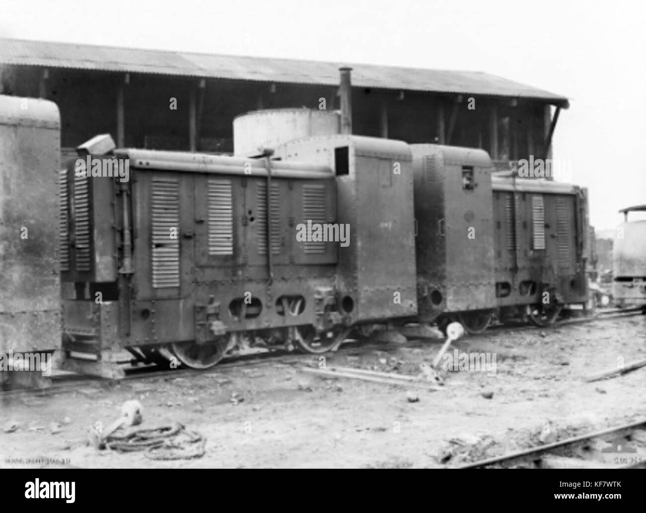 C01361 locomotives 1917 Essence 40 ch. Banque D'Images