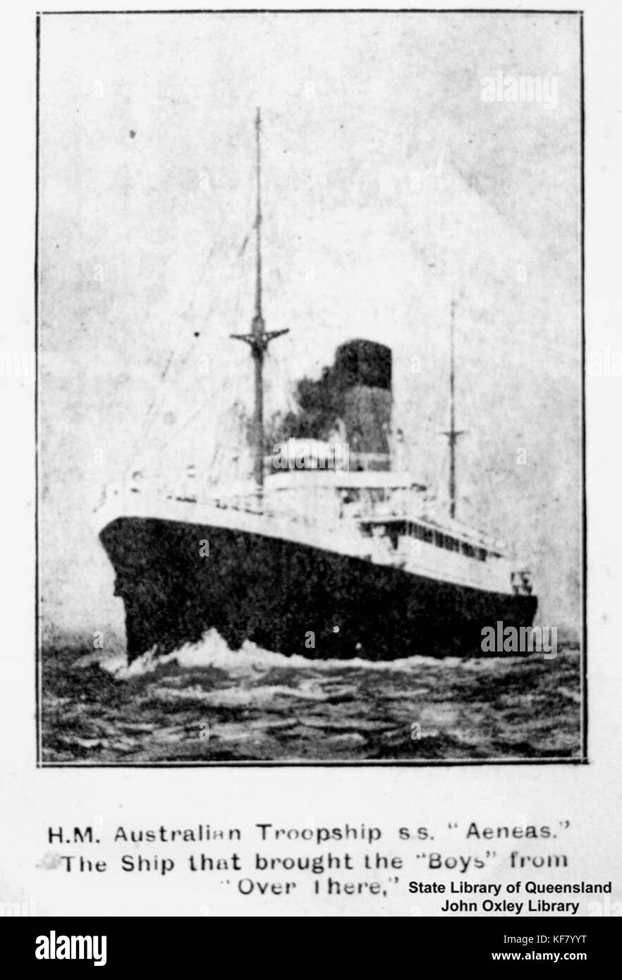 1127079 Aeneas (navire) Banque D'Images