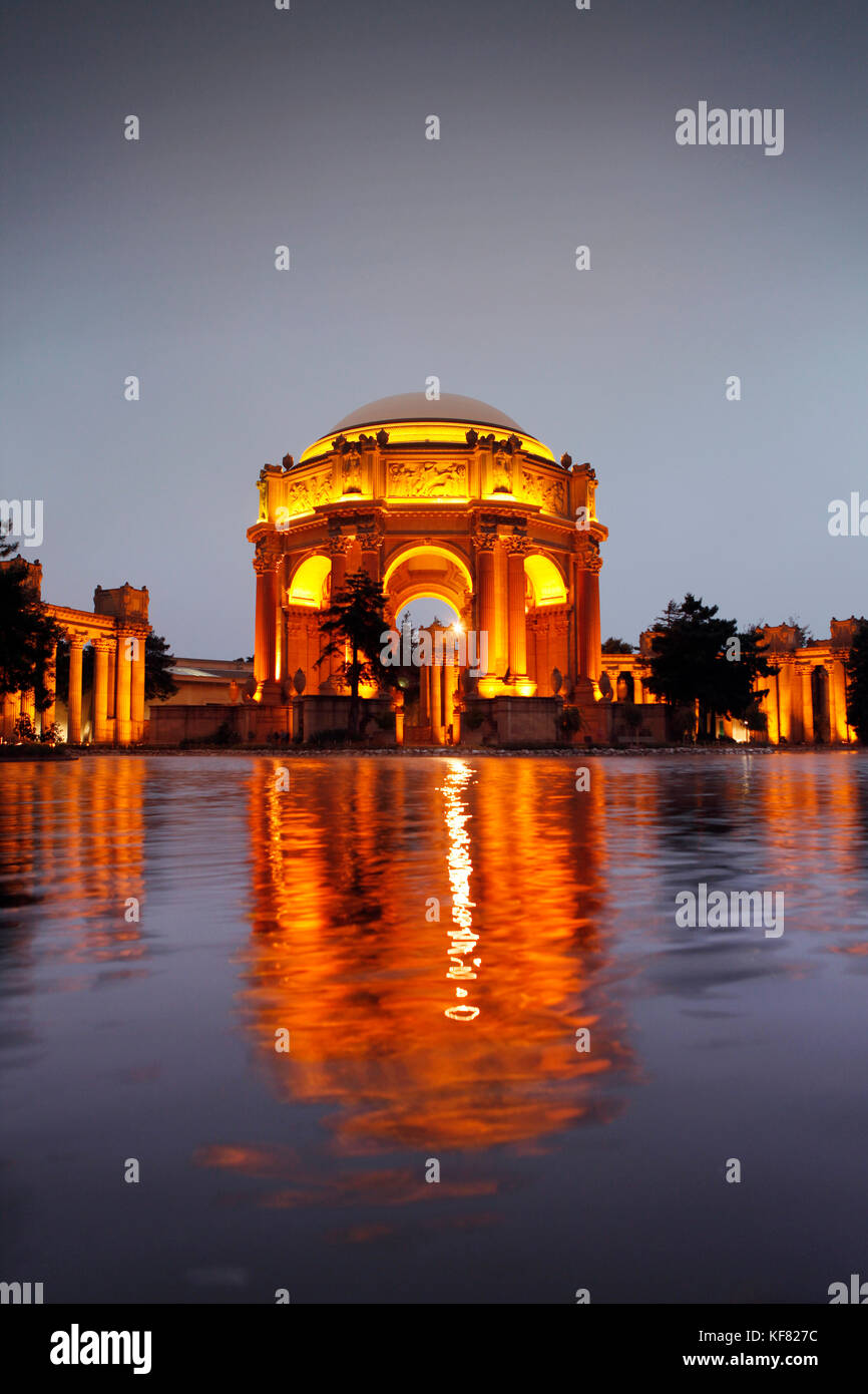 États-unis, Californie, San Francisco, le palais des beaux-arts situé dans le quartier du port de plaisance de la ville Banque D'Images