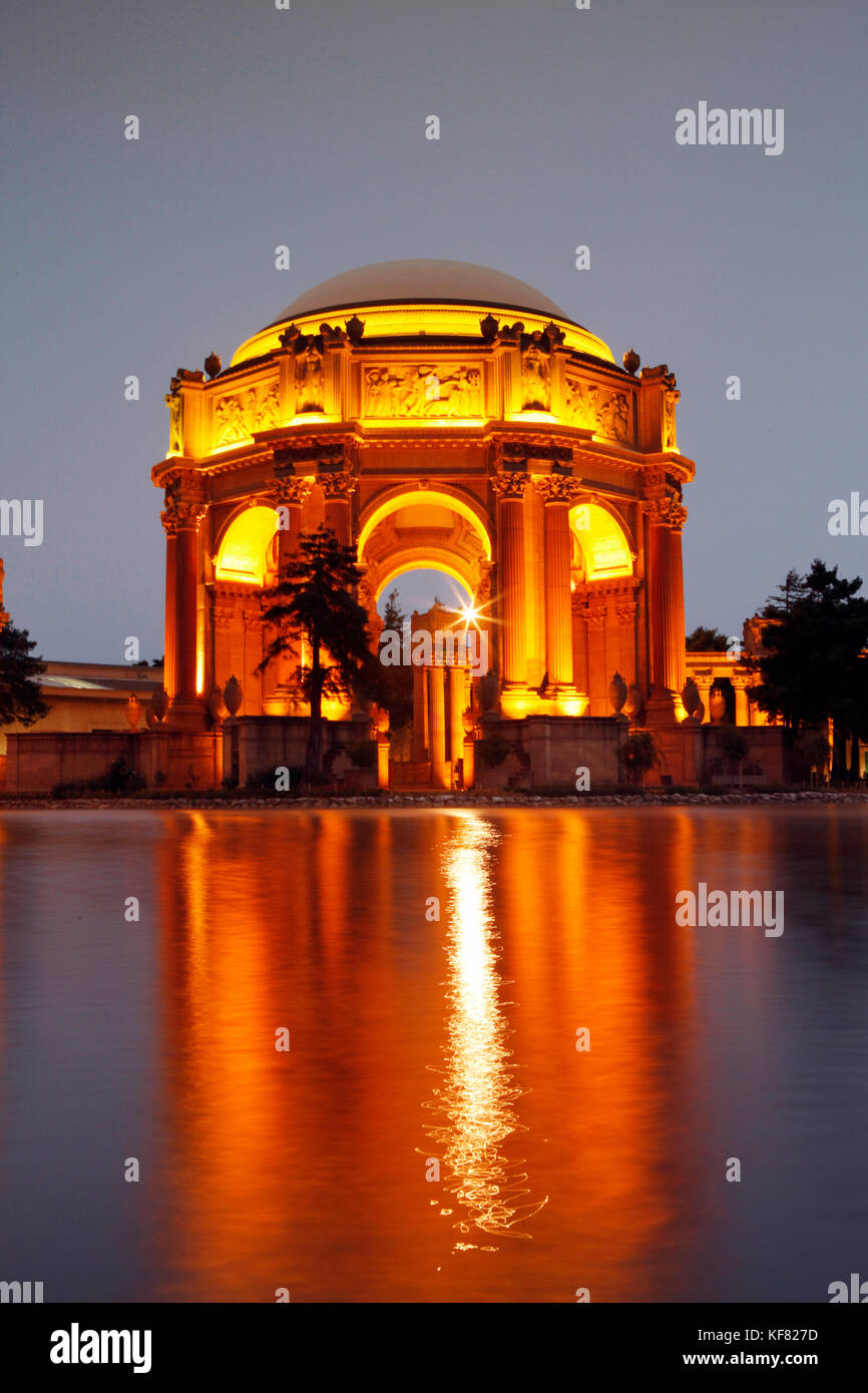 États-unis, Californie, San Francisco, le palais des beaux-arts situé dans le quartier du port de plaisance de la ville Banque D'Images