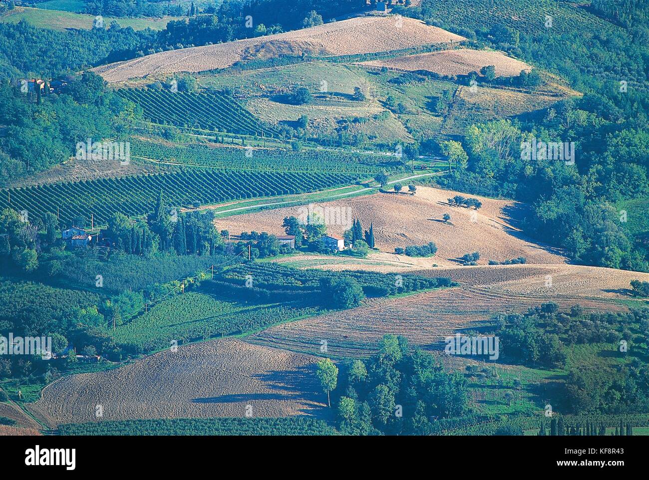 Emilia Romagna hills autour de brisighella Banque D'Images