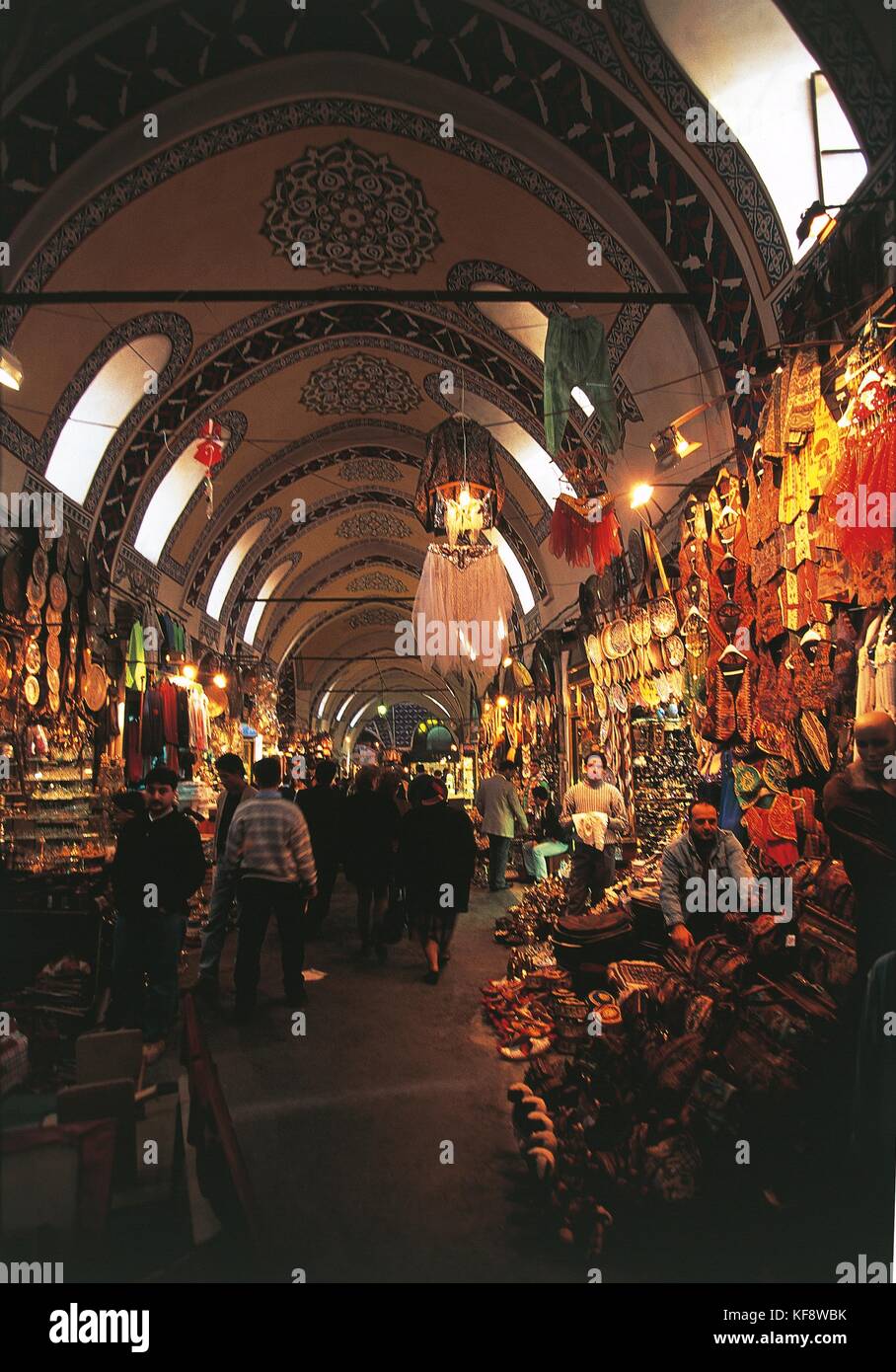 L'intérieur de la Turquie Istanbul grand bazaar Banque D'Images
