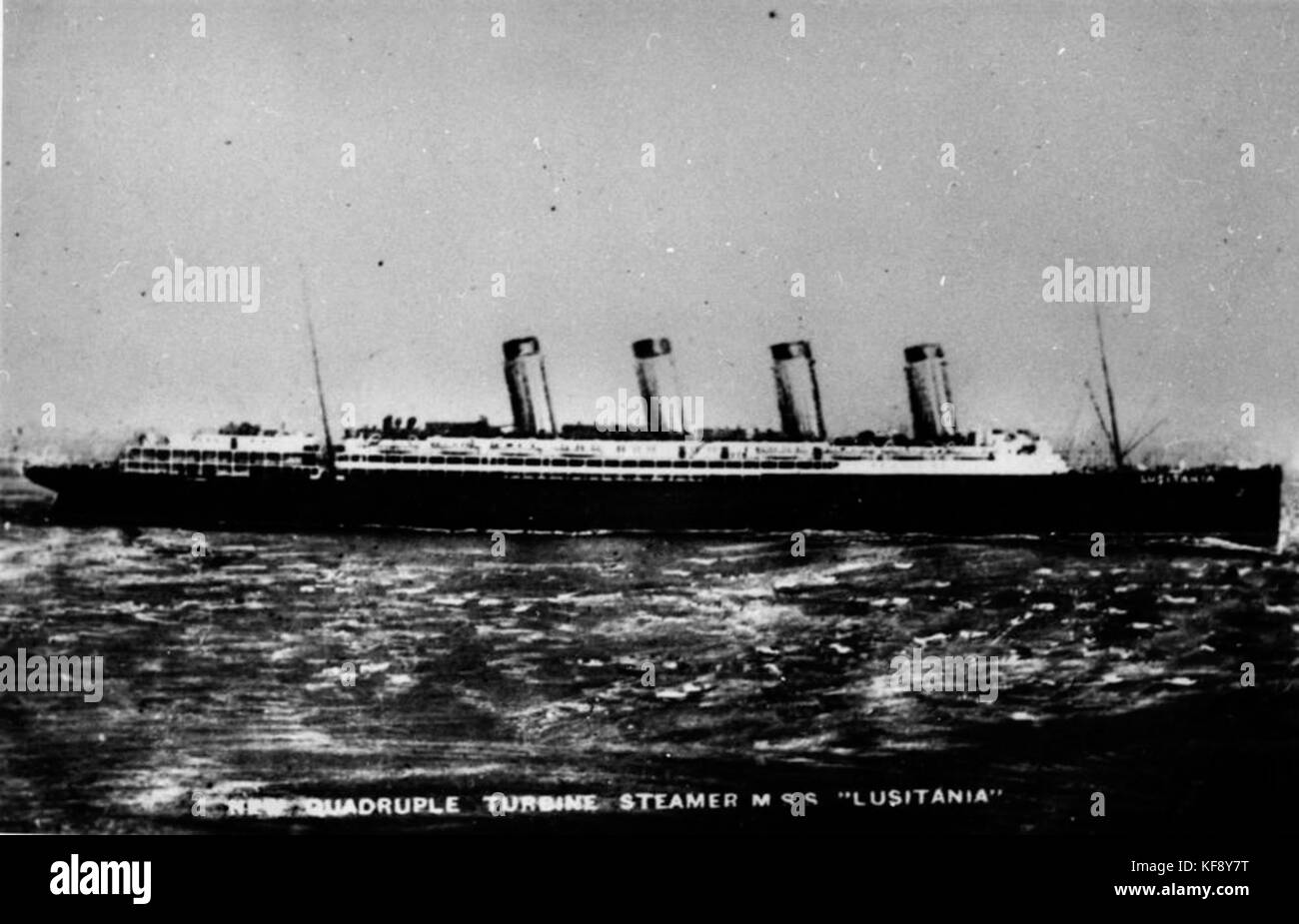 1110416 Lusitania (navire) Banque D'Images