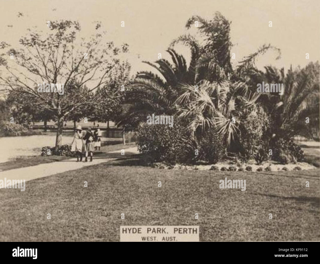HydeParkPerth1925 Banque D'Images