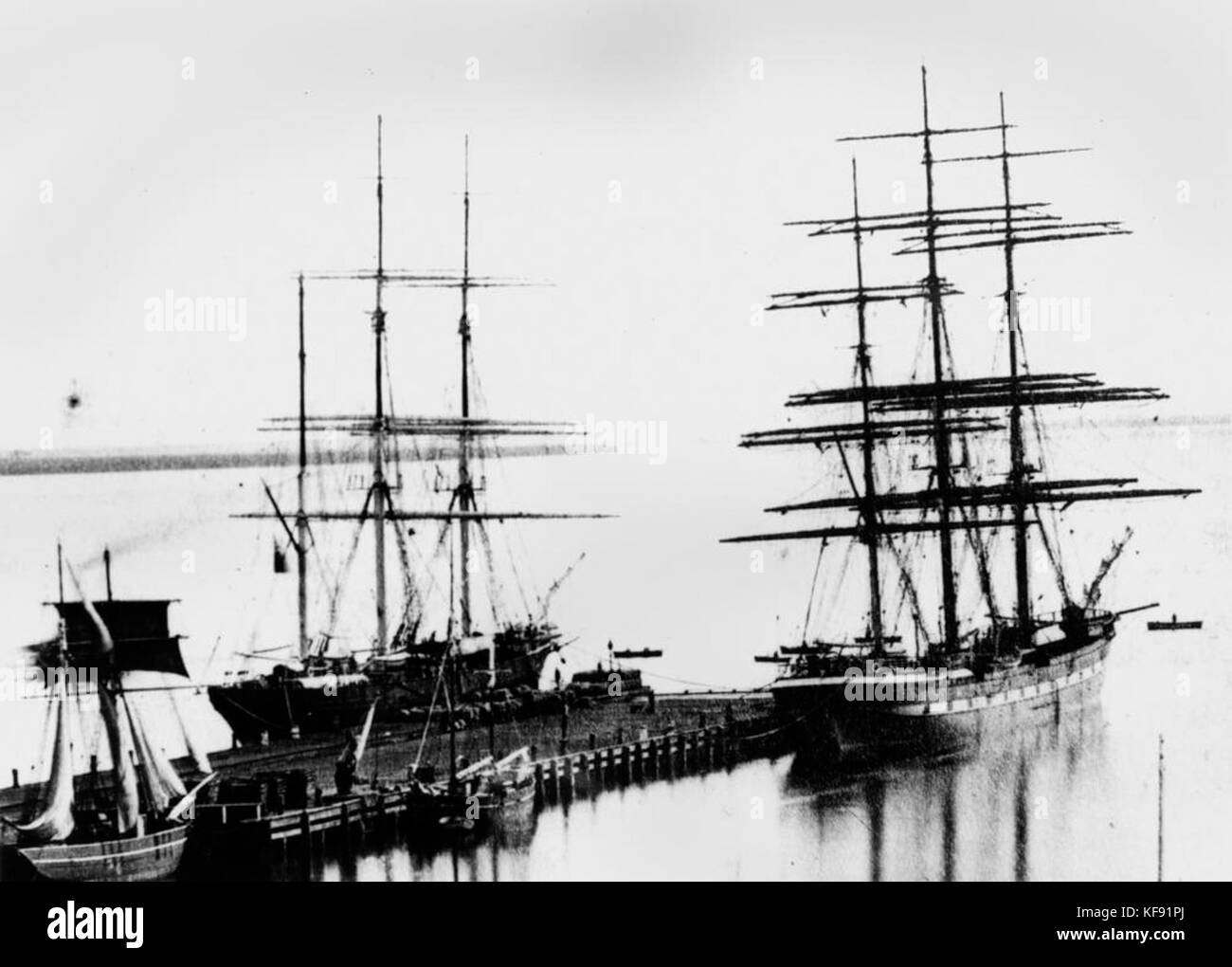 Une référence historique au navire 'Jérusalem', peut-être liée à son voyage ou à son histoire opérationnelle. Banque D'Images