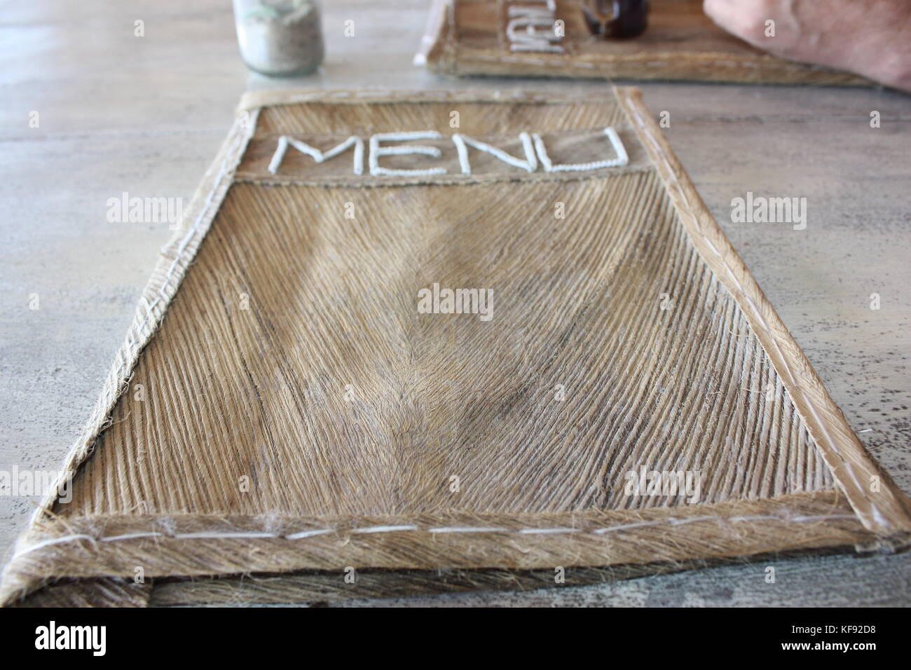 menu Banque D'Images