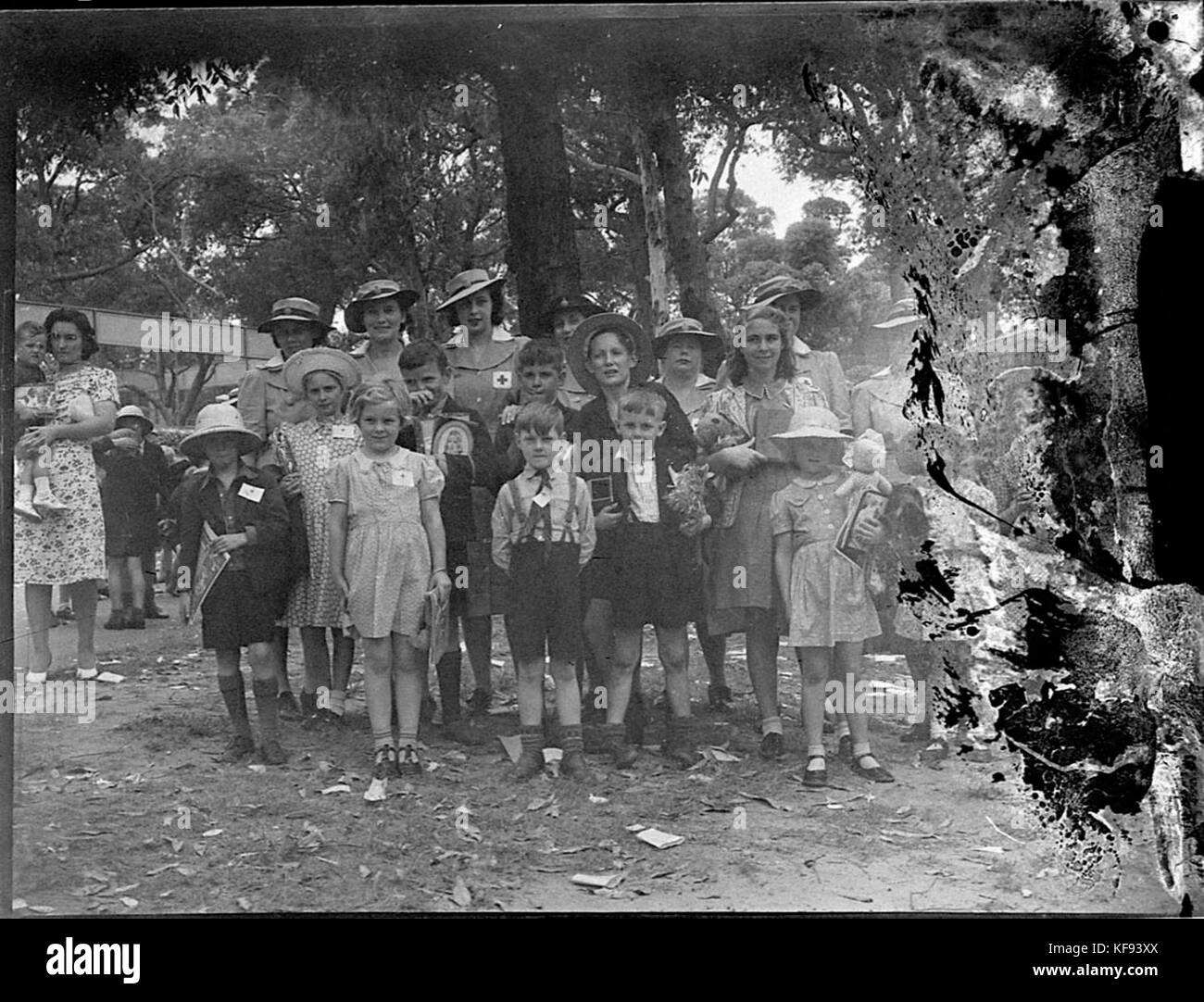 Le capitaine Bell 28762 enfants de la Ligue fête de Noël au parc de Taronga Banque D'Images