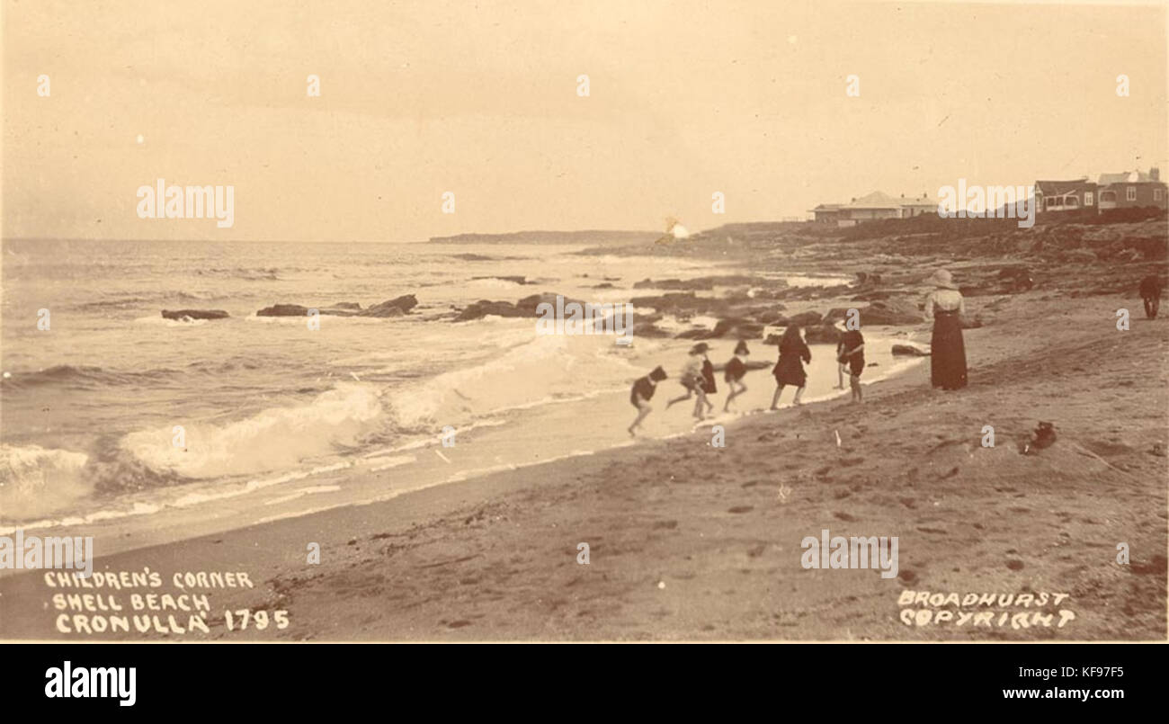 796271 Coin enfants Cronulla Beach Shell Banque D'Images