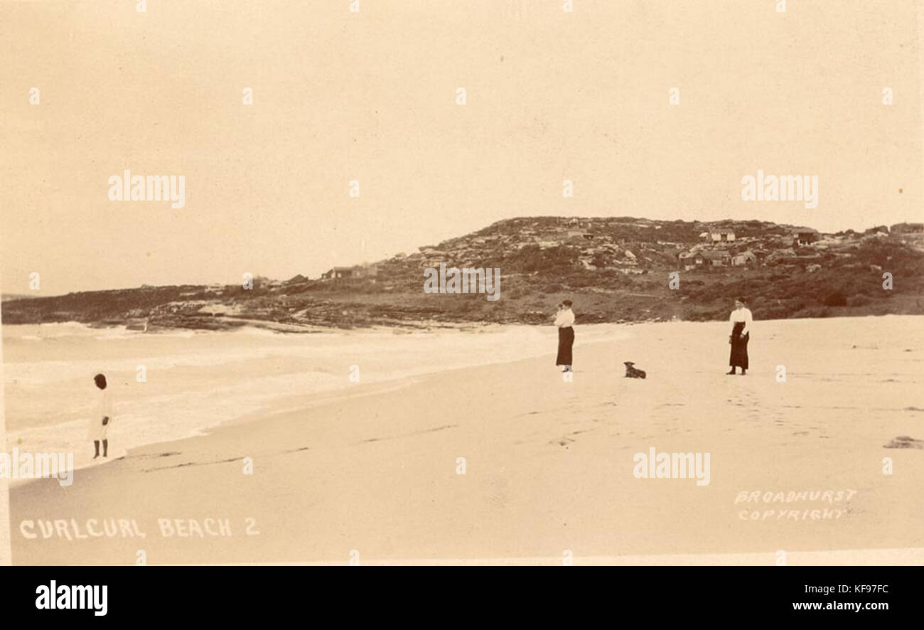 796280 Plage de Curl Curl Banque D'Images