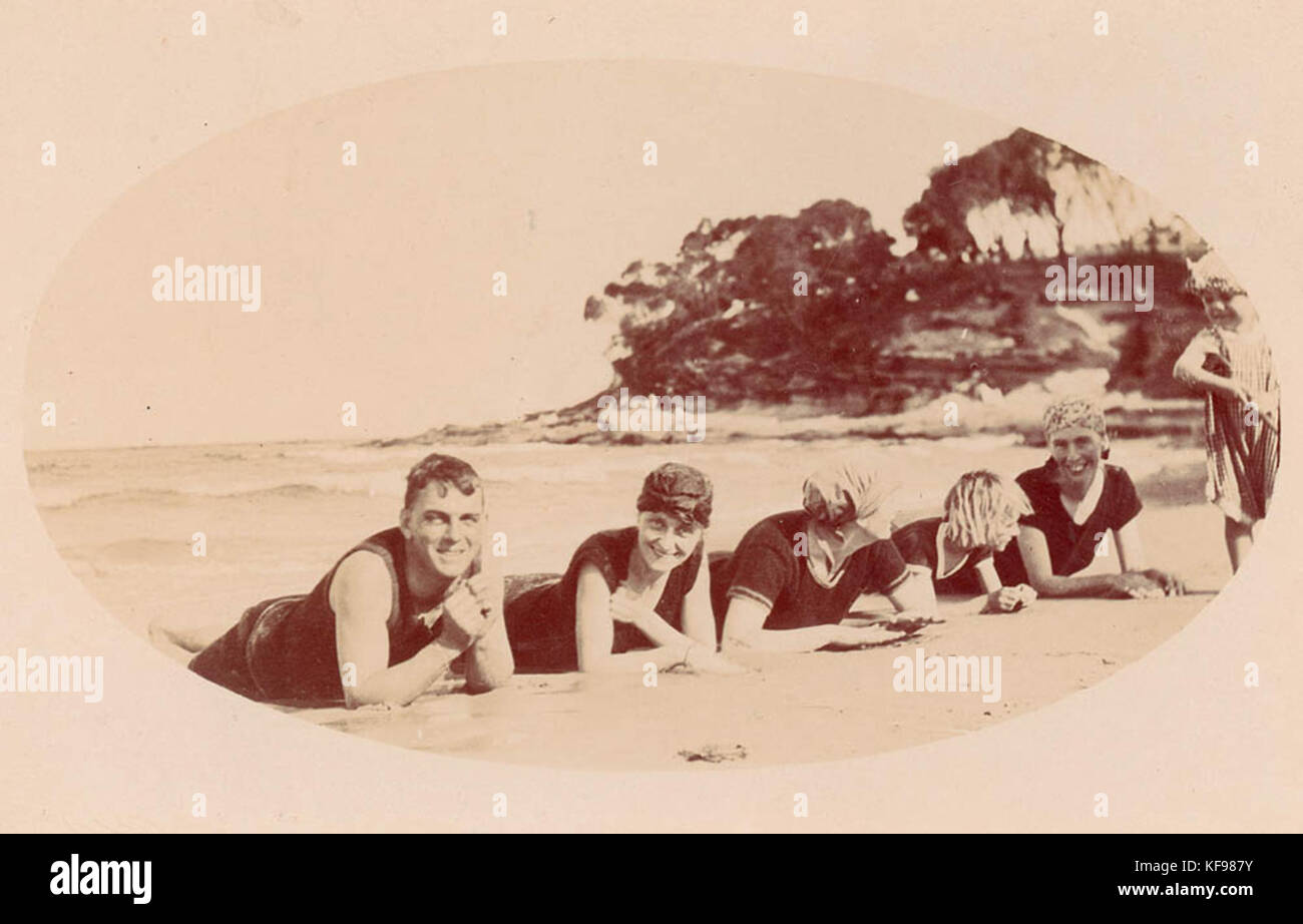 Portrait de groupe 797088 at beach Banque D'Images