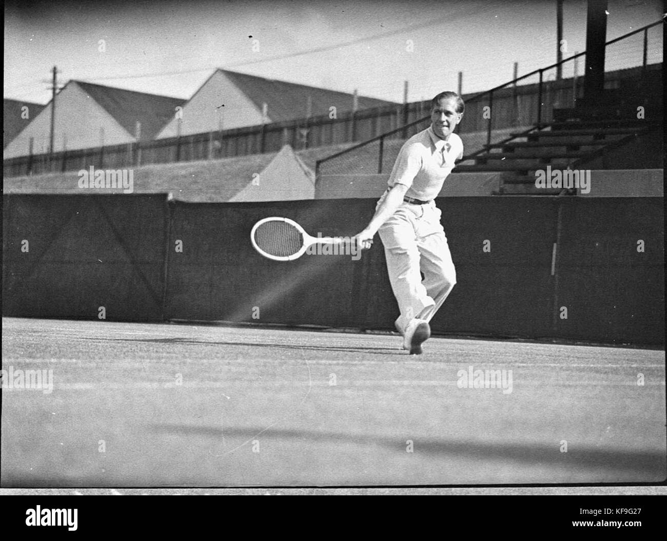 21018 joueurs allemand Henkel et Von Cramm Banque D'Images