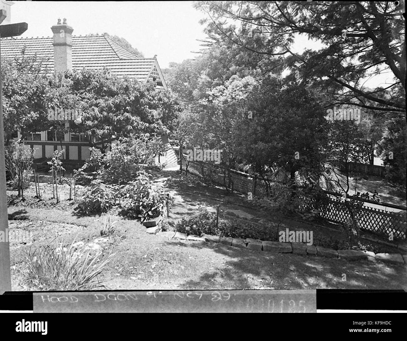 Une image historique ou une référence à la maison de M. Corbett située sur Old South Head Road à Bondi, Sydney, Australie, peut-être datant du début du XXe siècle. Banque D'Images