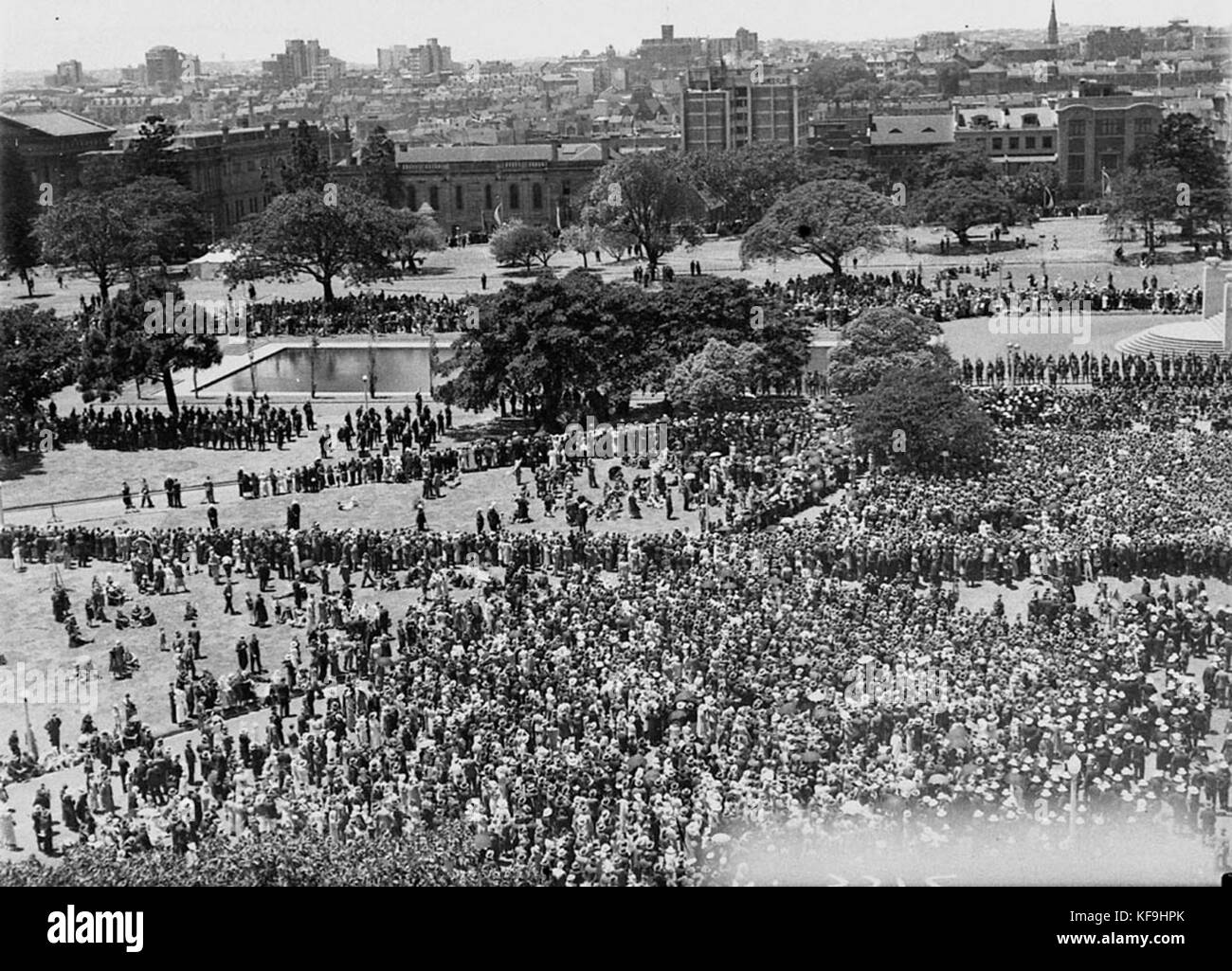 51674 Ouverture d'Anzac War Memorial Sydney par Duc de Gloucester Banque D'Images