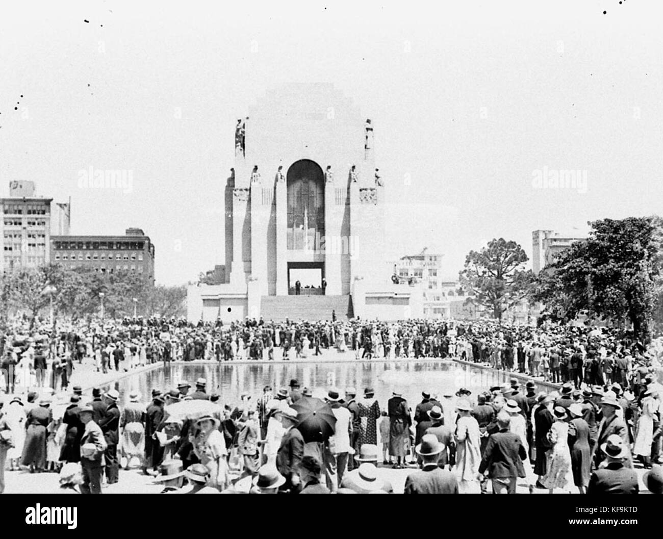 9732 Dévoilement du monument commémoratif de guerre de Hyde Park Banque D'Images