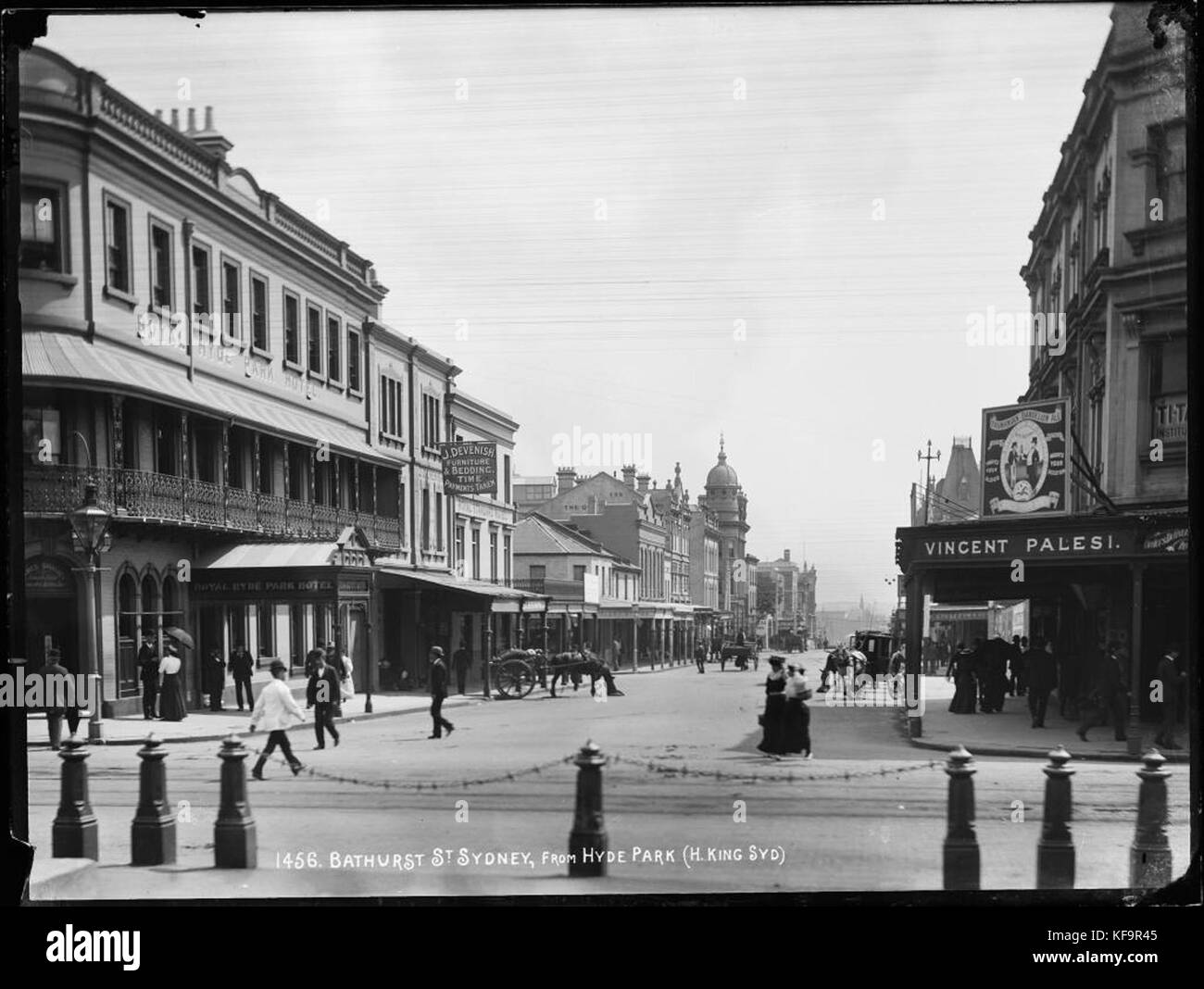 Bathurst Street, Sydney, de Hyde Park (4903872556) Banque D'Images