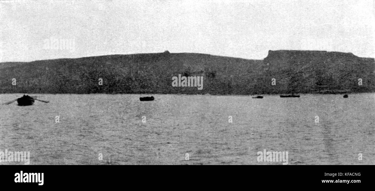 Plage du Nord 9 45 25 avril 1915 Banque D'Images