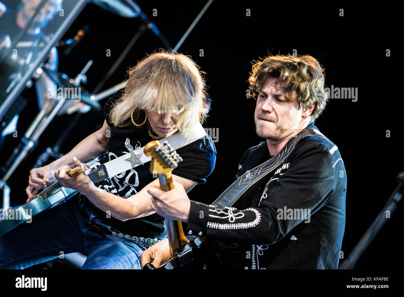 Les Pretenders, vivre à l'Cornbury Festival 2017 Banque D'Images
