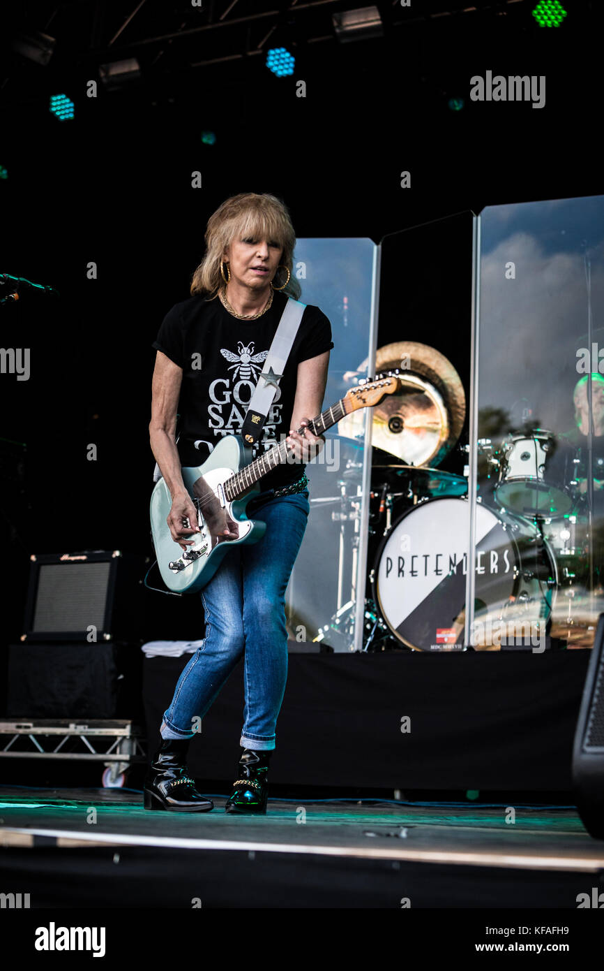 Les Pretenders, vivre à l'Cornbury Festival 2017 Banque D'Images