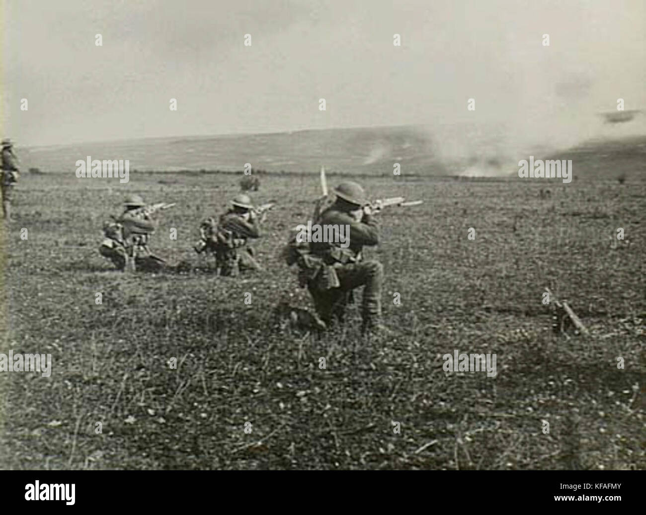 Bataille de la ligne Hindenburg Photo Stock - Alamy