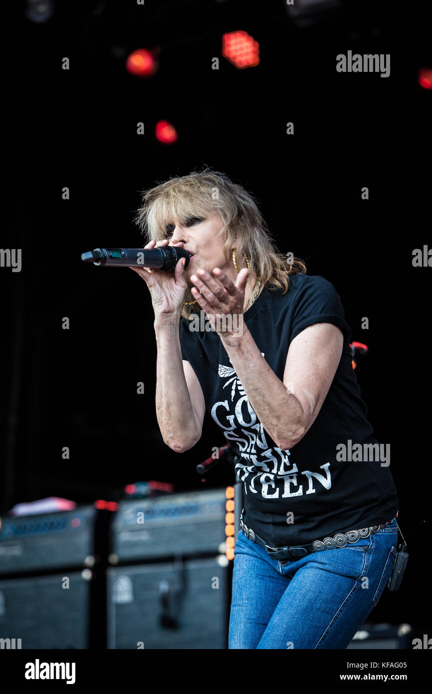 Les Pretenders, vivre à l'Cornbury Festival 2017 Banque D'Images